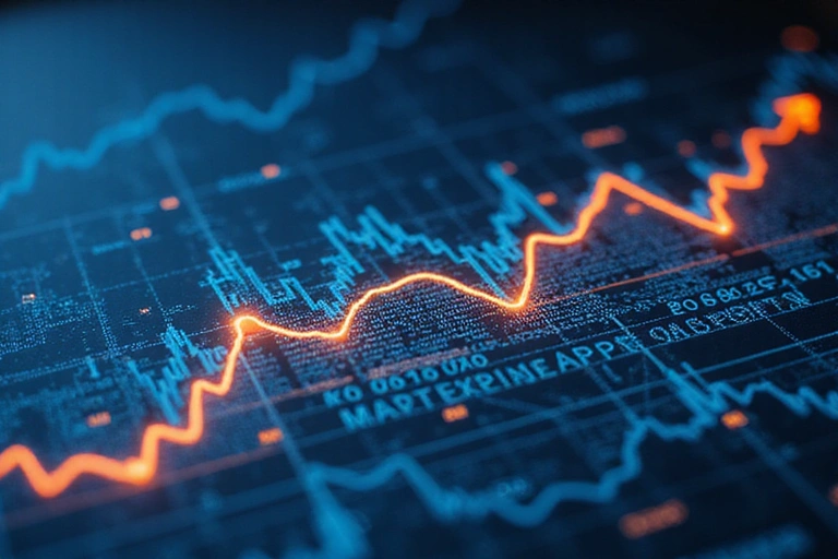 動的な金融市場とポートフォリオ最適化のグラフ